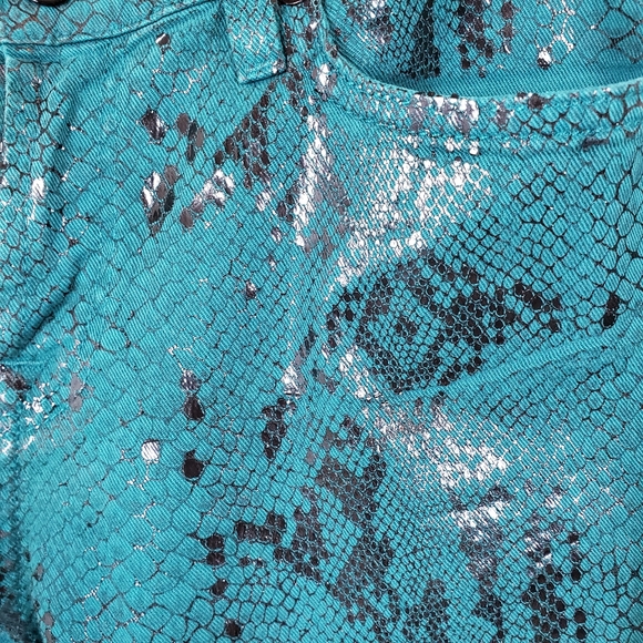 7 for all mankind coated python pants size 30 - Picture 5 of 8